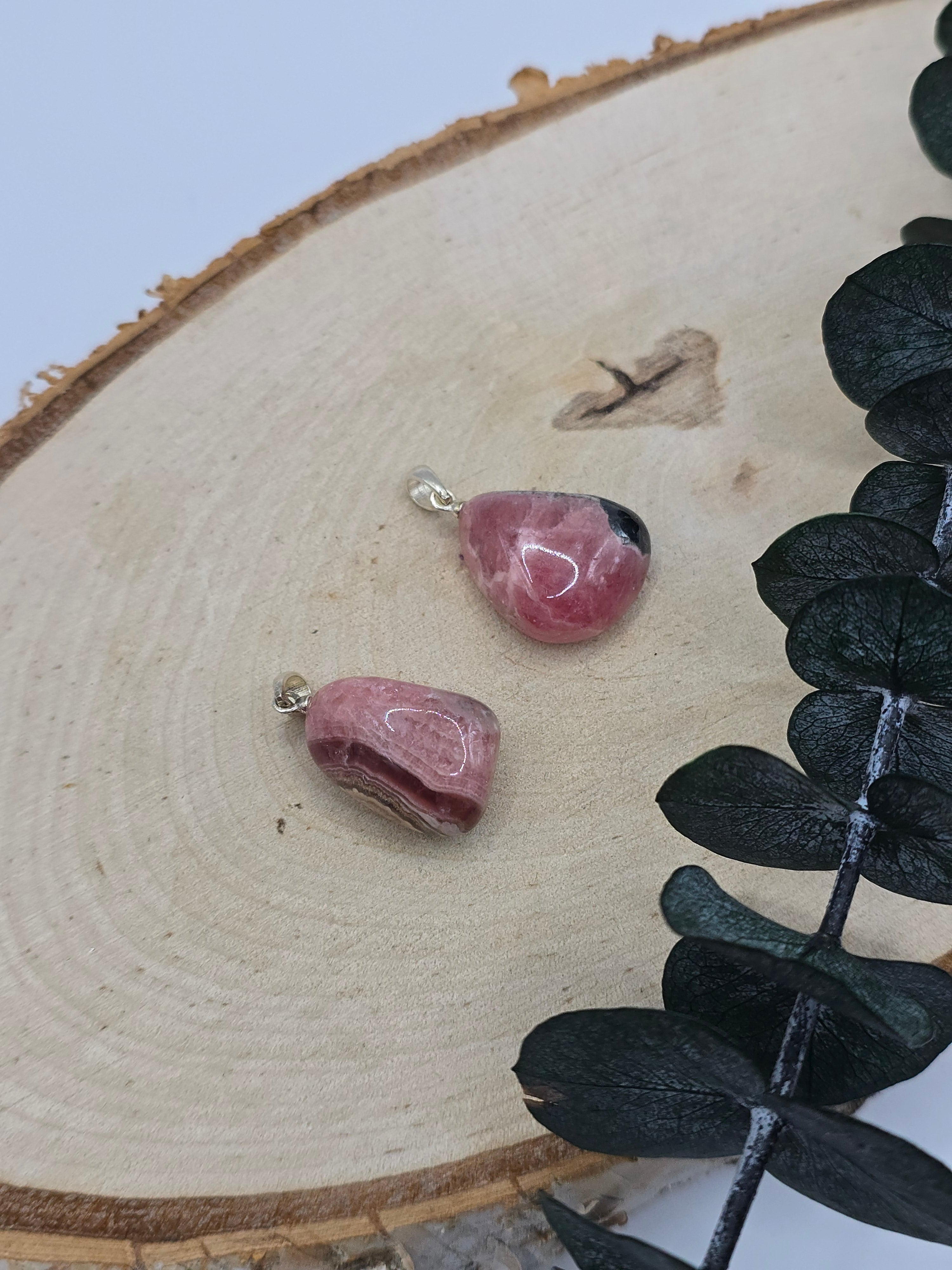Rhodochrosit Anhänger 🎀 S925