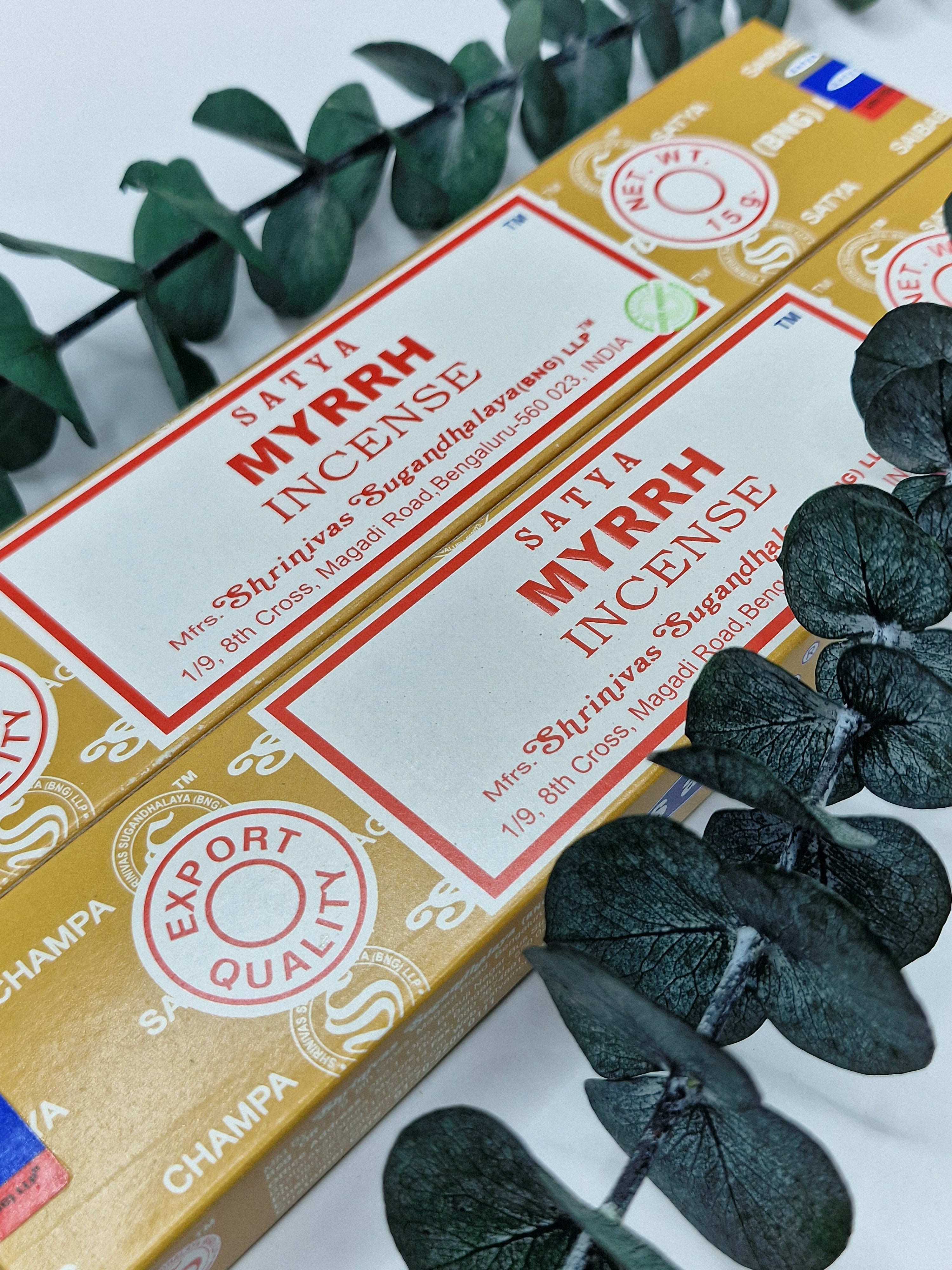 Satya Räucherstäbchen Myrrh