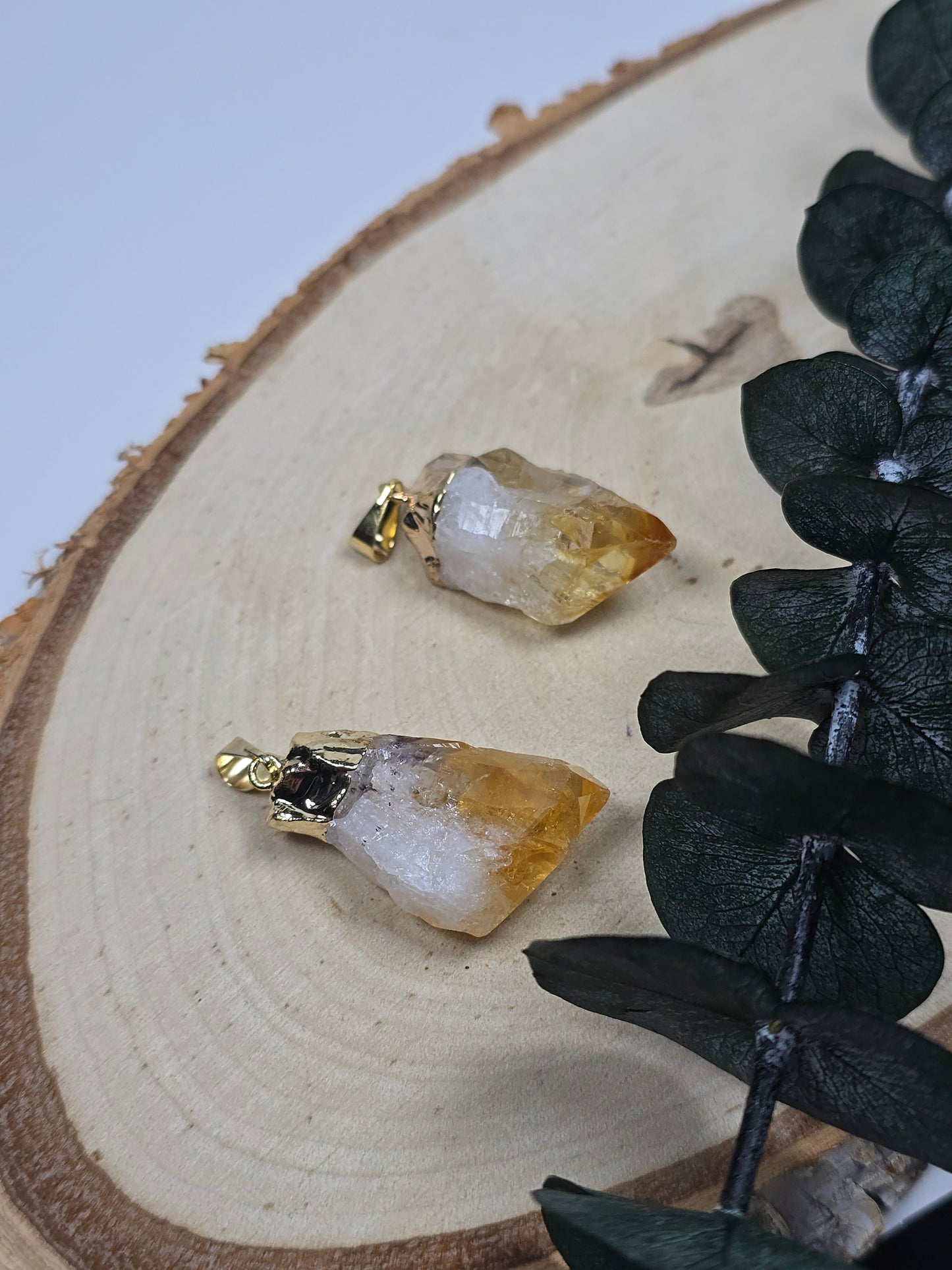 Citrin Anhänger 'Golden Hour' 🌞