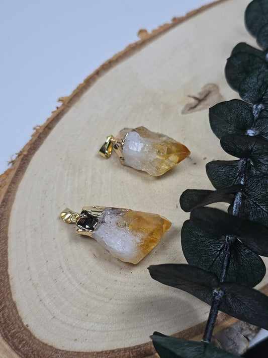 Citrin Anhänger 'Golden Hour' 🌞