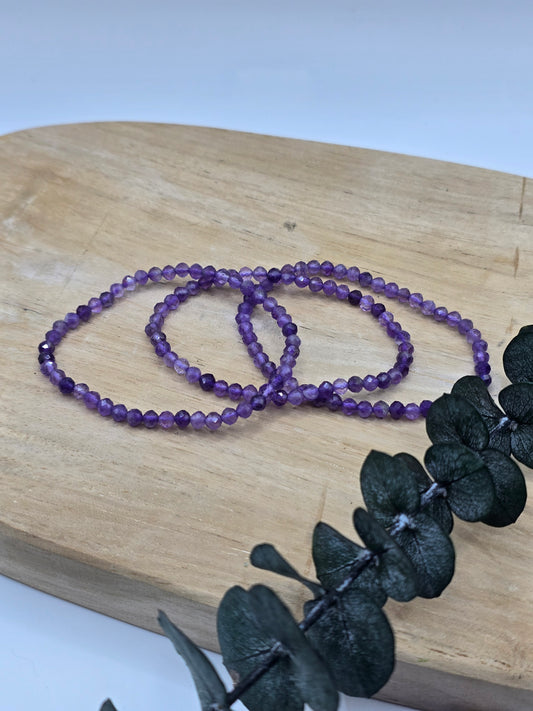 Facettierte Amethyst Armbänder 💜