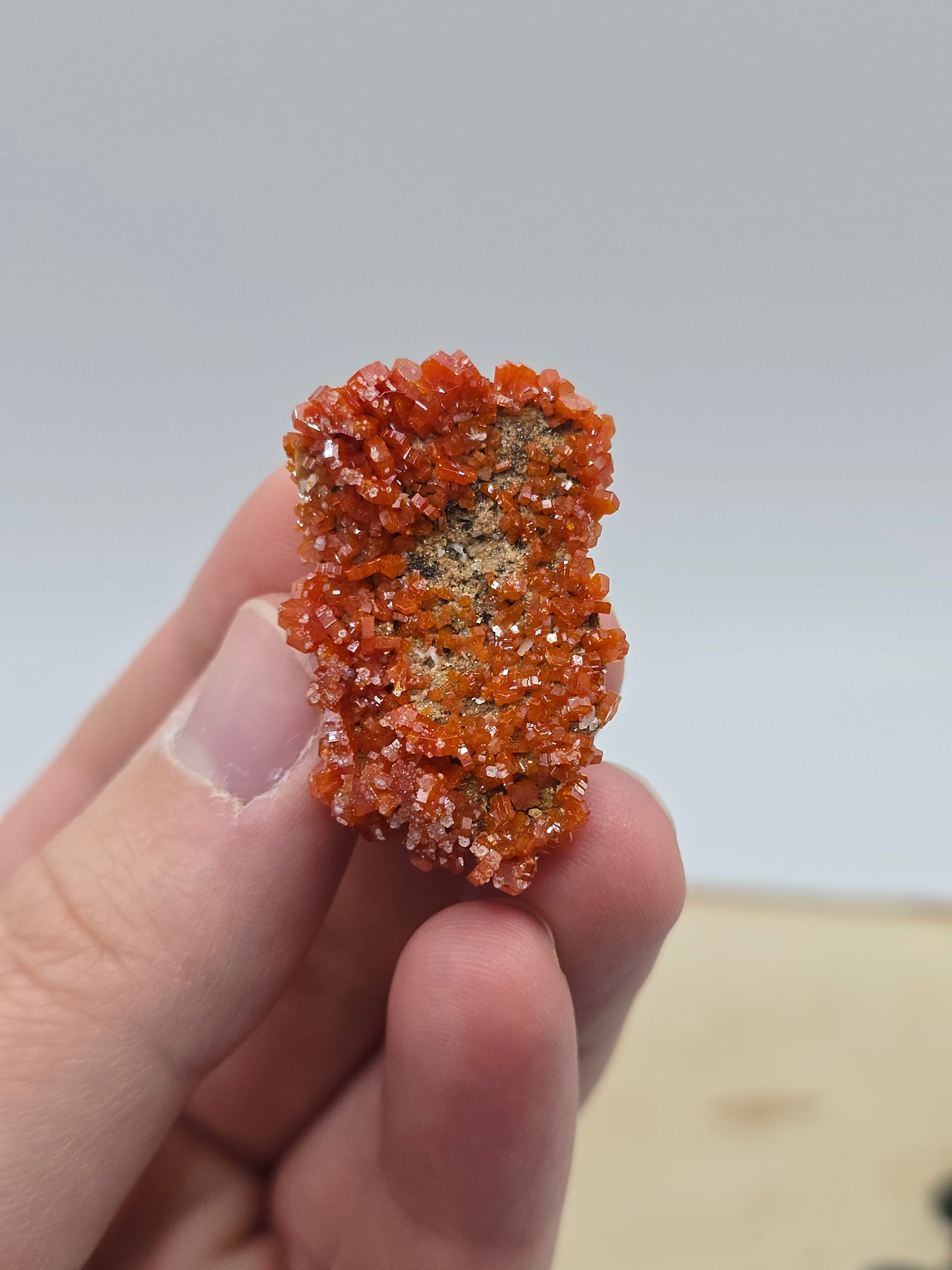 Vanadinit auf Baryt aus Marokko 🔥 7 – 20€