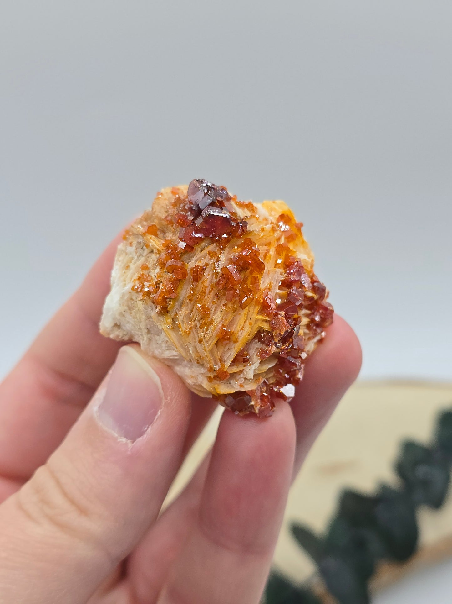 Vanadinit auf Baryt aus Marokko 🔥 21 – 68€