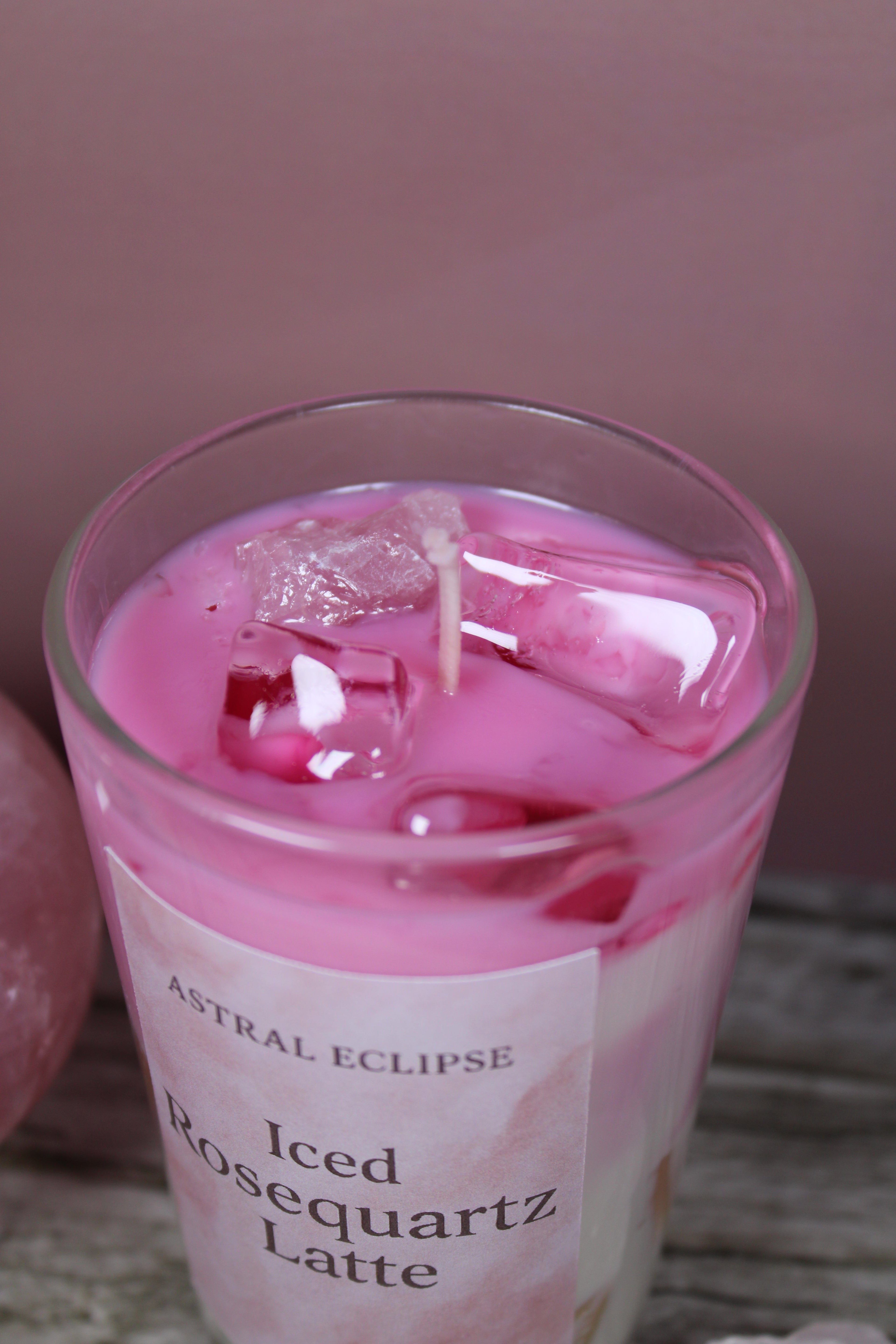 Iced Rosequartz Latte -
Handmade by Astral Eclipse 🎀