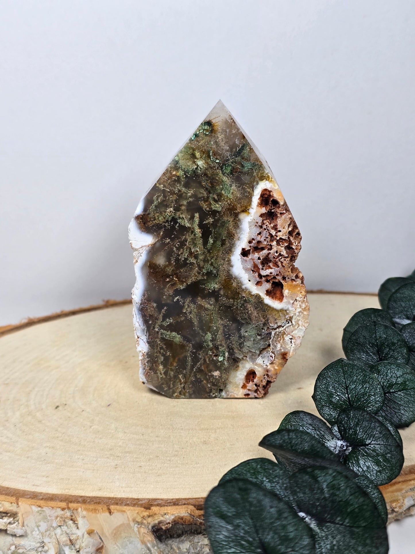 Sagenit Achat Turm 🍁 MT60