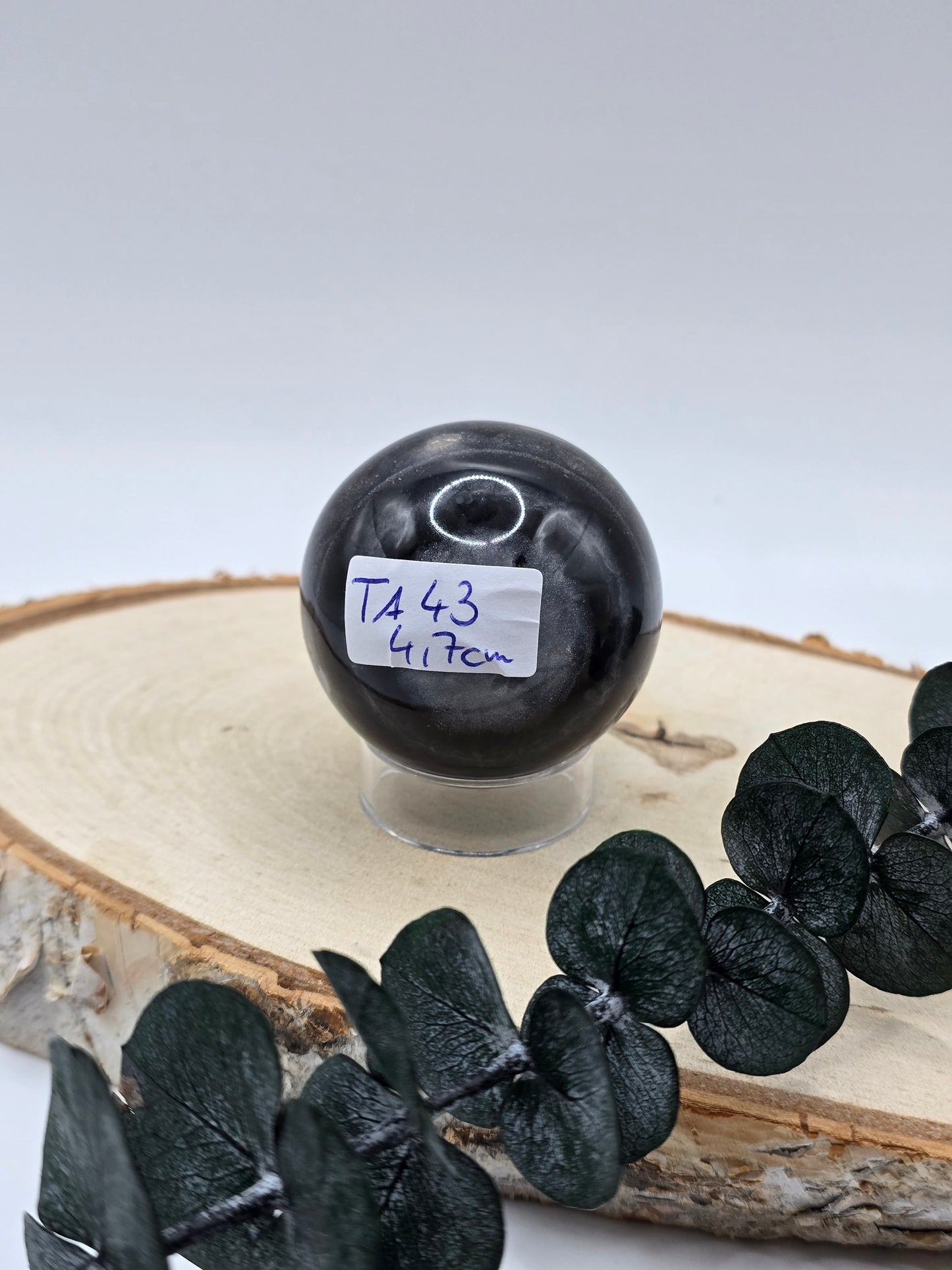 Blaue Opal Kugel 💙 TA43