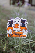 "Happy Halloween" - Sticker/Magnetisches Lesezeichen 🎃