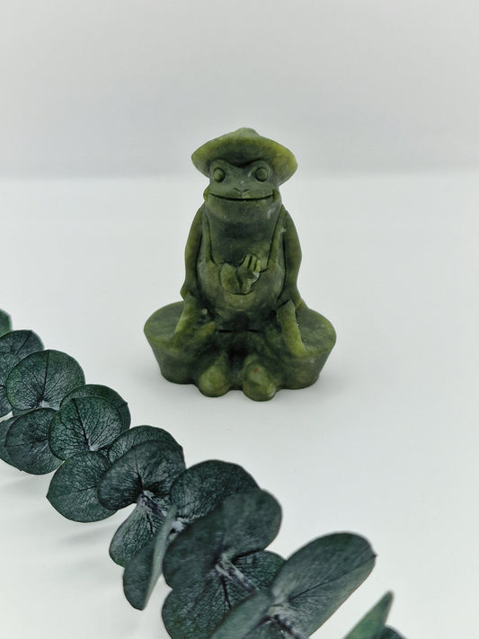 Serpentin / Grüne Jade Frosch 🐸  JF25