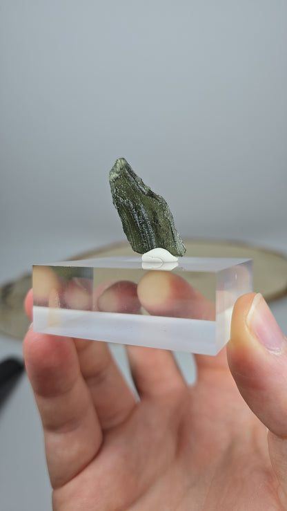 Moldavit Roh 💚 MV114 A-Qualität