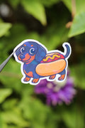 Tommy der Hot(Dog) - Sticker/Magnetisches Lesezeichen 🌭