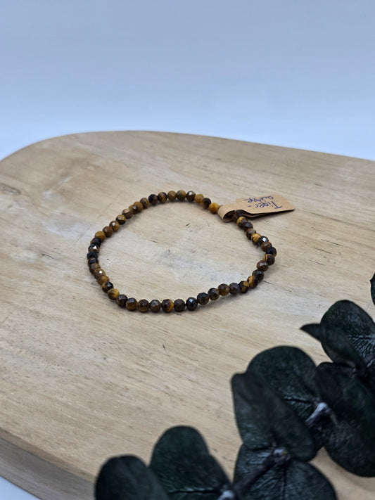 Tigerauge Armband Facettiert 🤎 T18