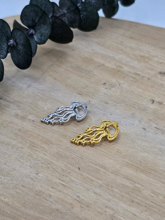 Bergkristall Quallen Anhänger 'Aquatic Life' 🪼