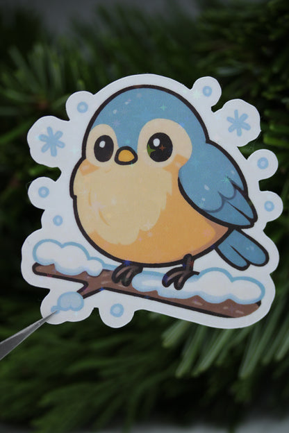 Molly der Spatz - Sticker/Magnetisches Lesezeichen 🐦‍⬛