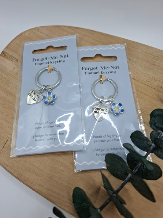 Vergiss Mein Nicht Schlüsselanhänger 🌸
