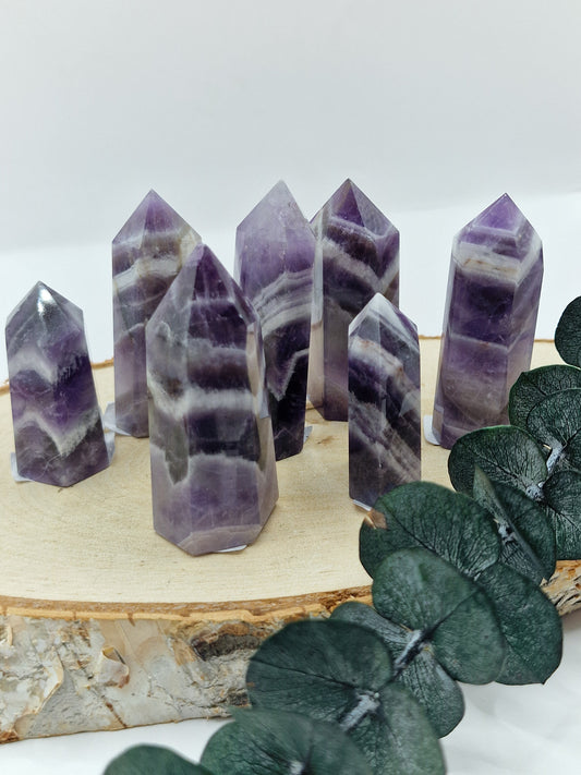 Chevron Amethyst Türme 💜