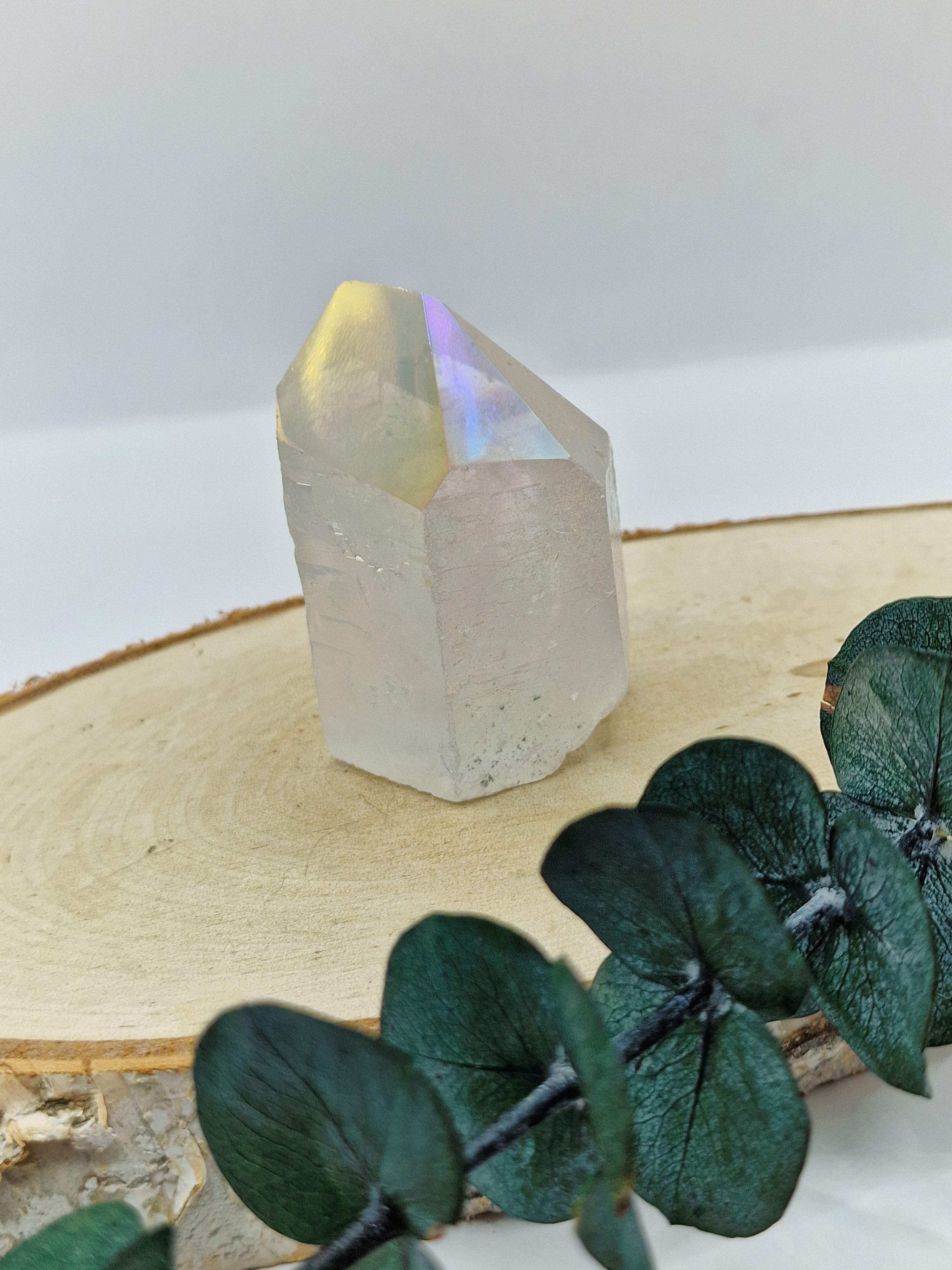 Angle Aura Bergkristall Spitzen