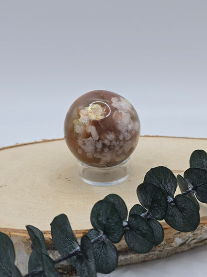 Blumenachat Kugel 🌸 BB15