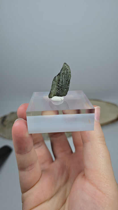 Moldavit Roh 💚 MV114 A-Qualität