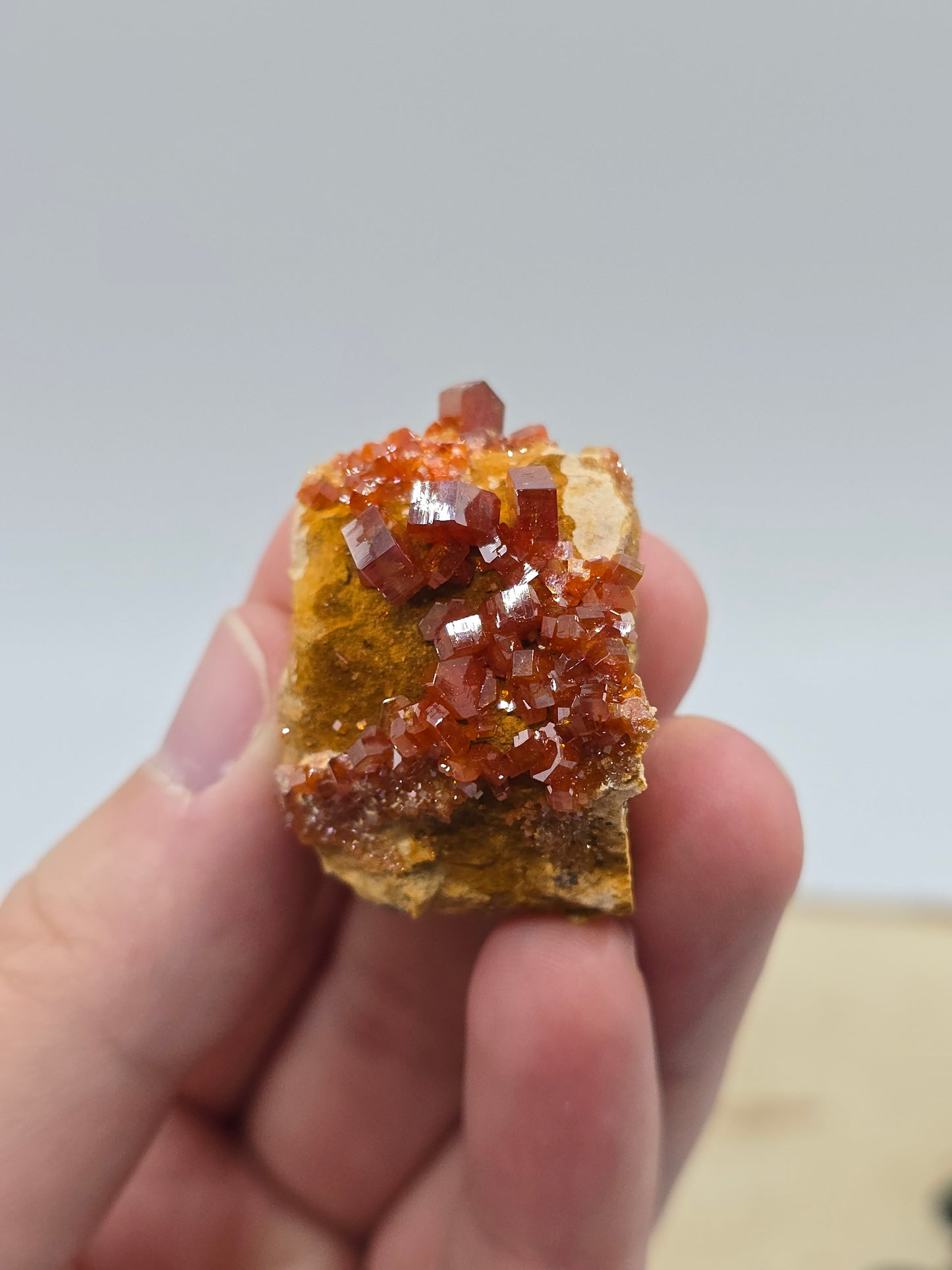 Vanadinit auf Baryt aus Marokko 🔥 7 – 20€