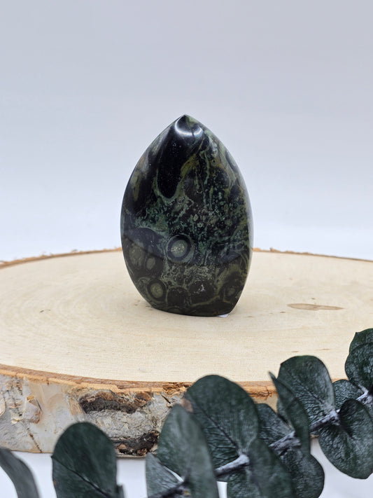 Kambaba Jaspis/Eldarit Freiform 💚 KB16