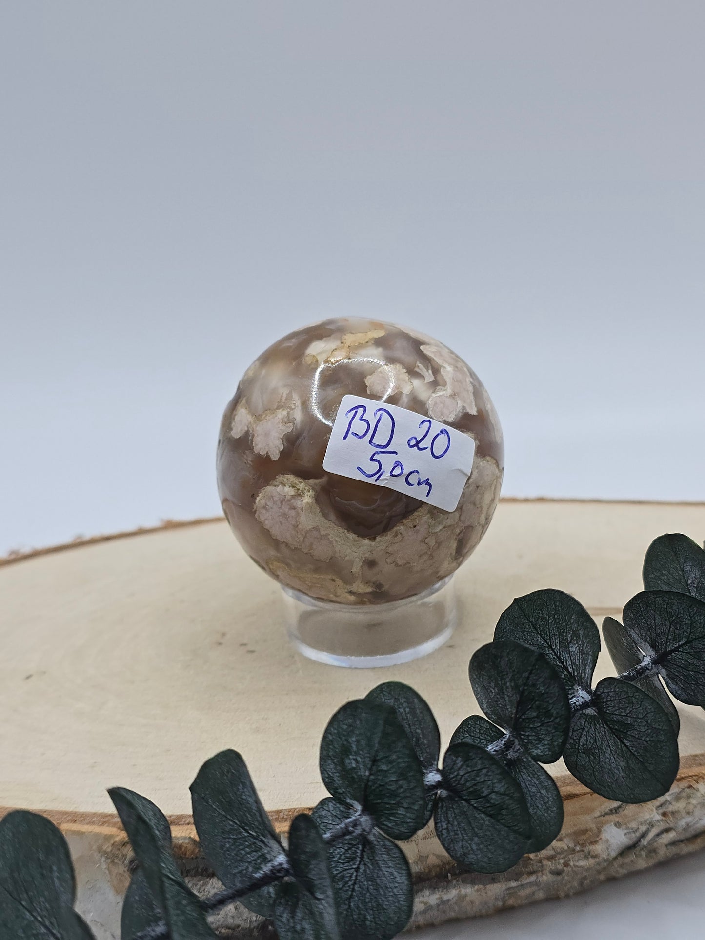 Blumenachat Kugel 🌸 BD20