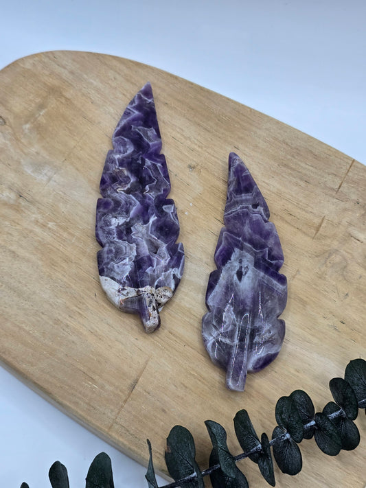 Chevron Amethyst Federn 💜
