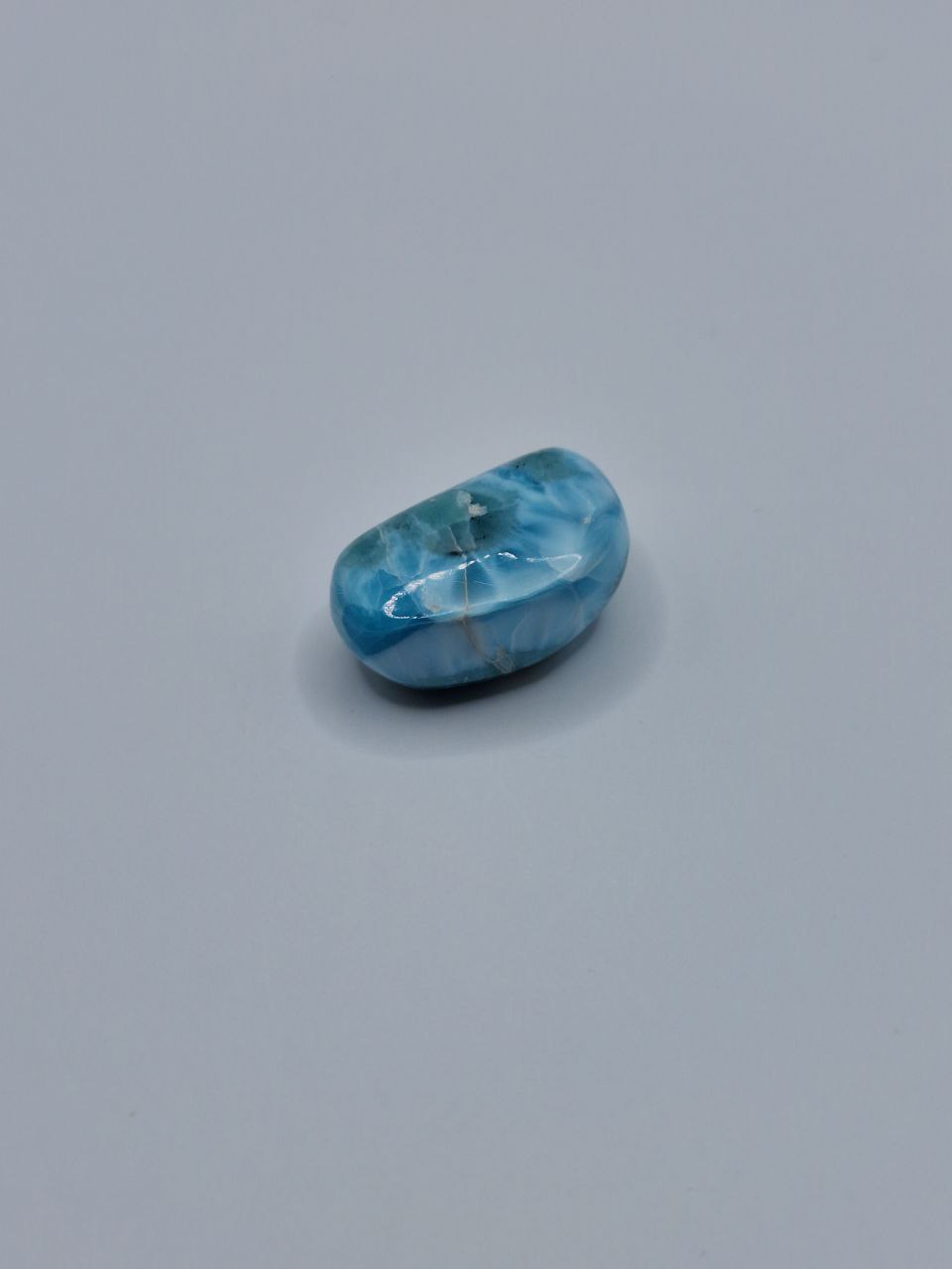 Larimar (Pektolith) Trommelsteine